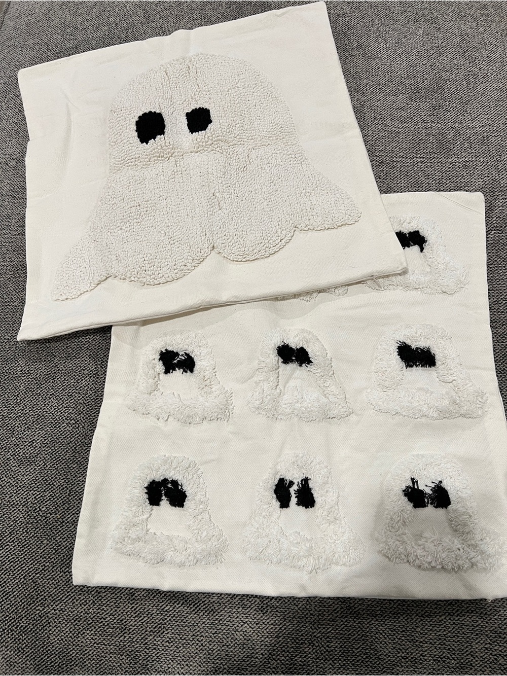 Beeveer 2 Pcs Ghost Pillow Covers 18x18”